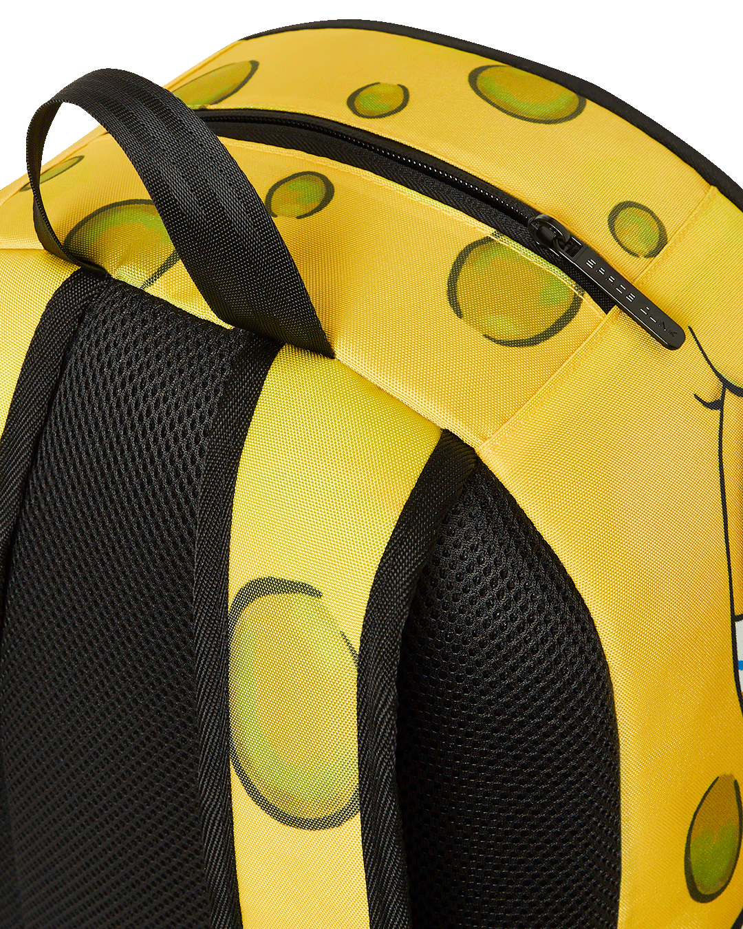 SPONGE BOB FACE MASH SPACE JUNK BACKPACK