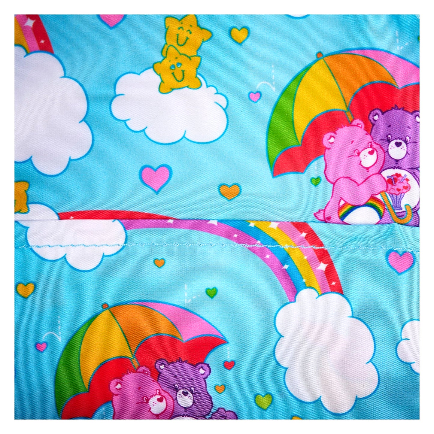 Loungefly Care Bears Cheer Bear & Share Bear Rainbow Umbrella Mini Backpack