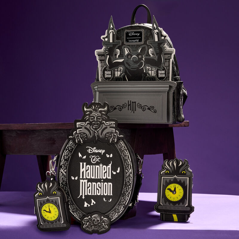 Loungefly Disney Haunted Mansion Gargoyle Wallpaper Mini Backpack