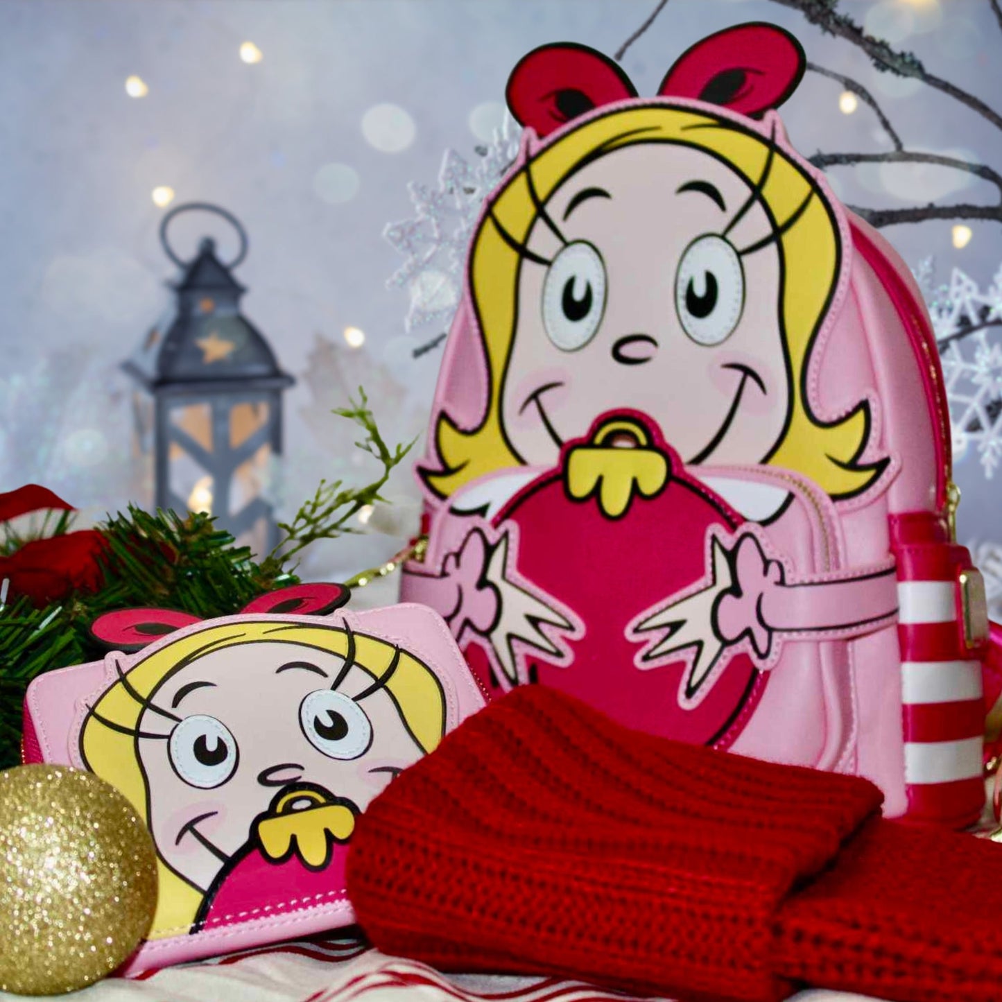Loungefly Dr Seuss Cindy Lou Who Cosplay Mini Backpack