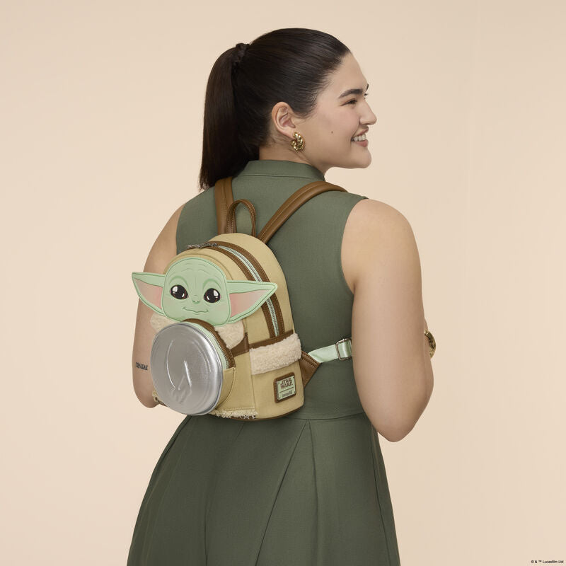Loungefly Star Wars the Mandalorian Grogu & Anzellan Mini Backpack