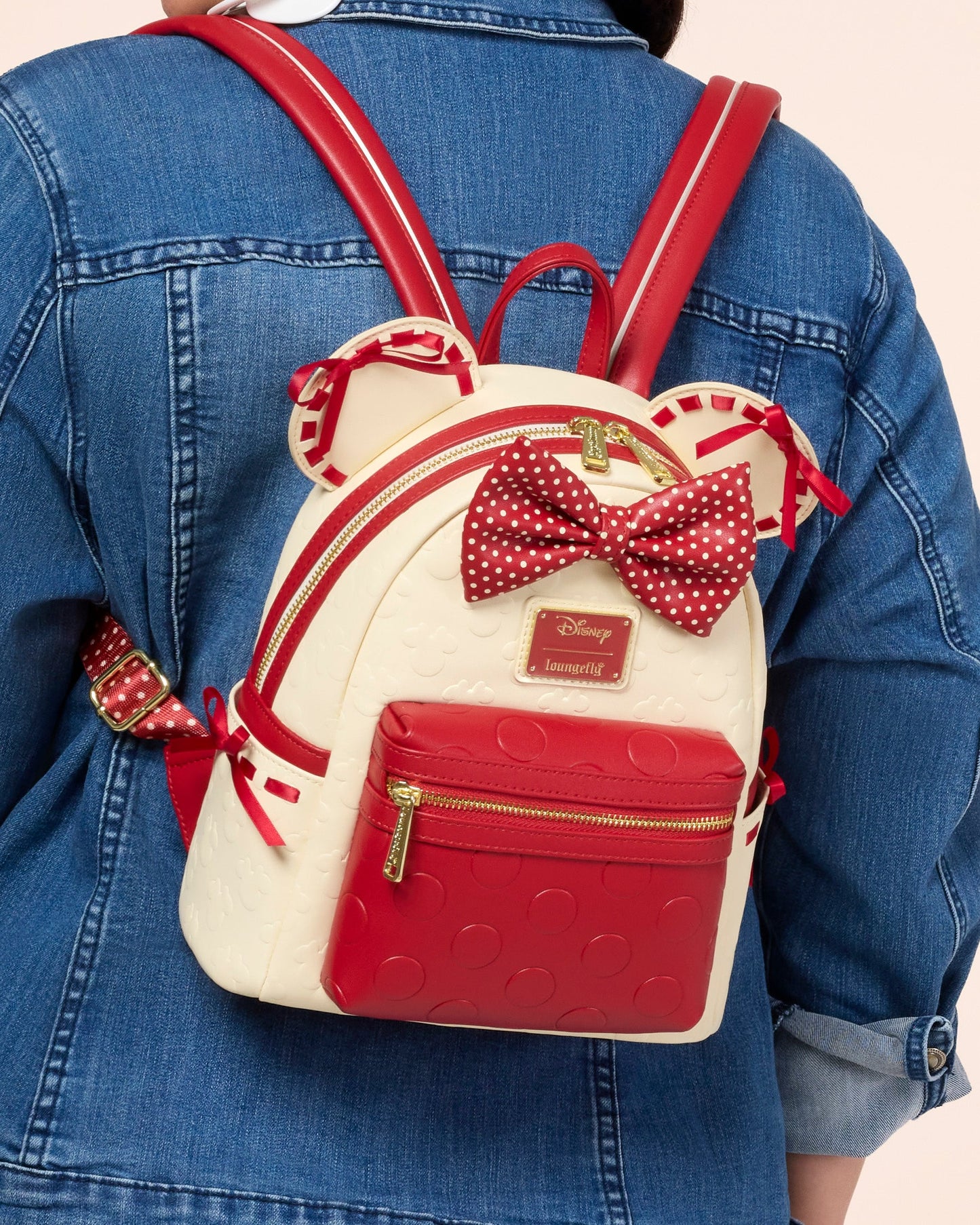 Loungefly Disney Minnie Mouse Rock The Dots Mini Backpack