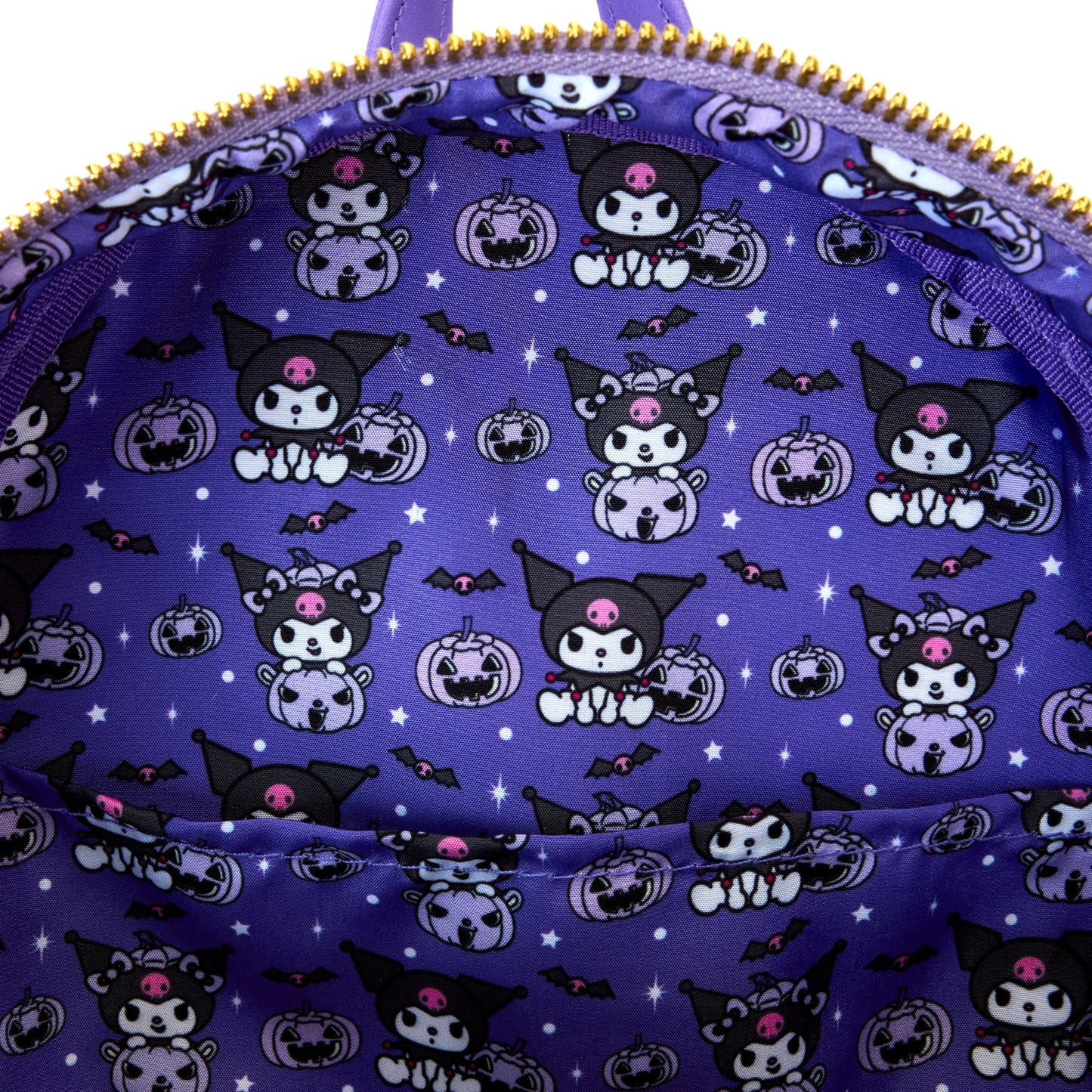 Loungefly Sanrio Kuromi Pumpkin Mini Backpack