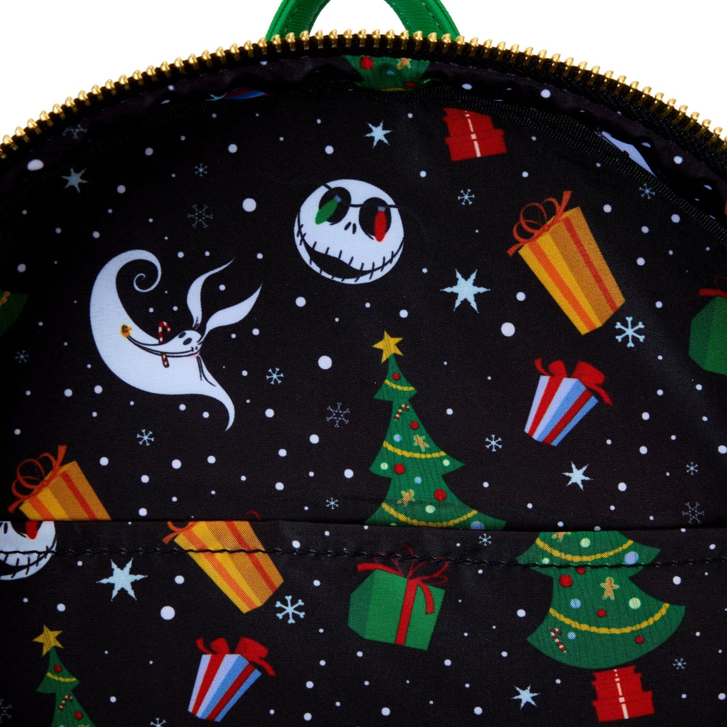 Loungefly Disney Nightmare Before Christmas Candy Cane Carousel Glow Mini Backpack