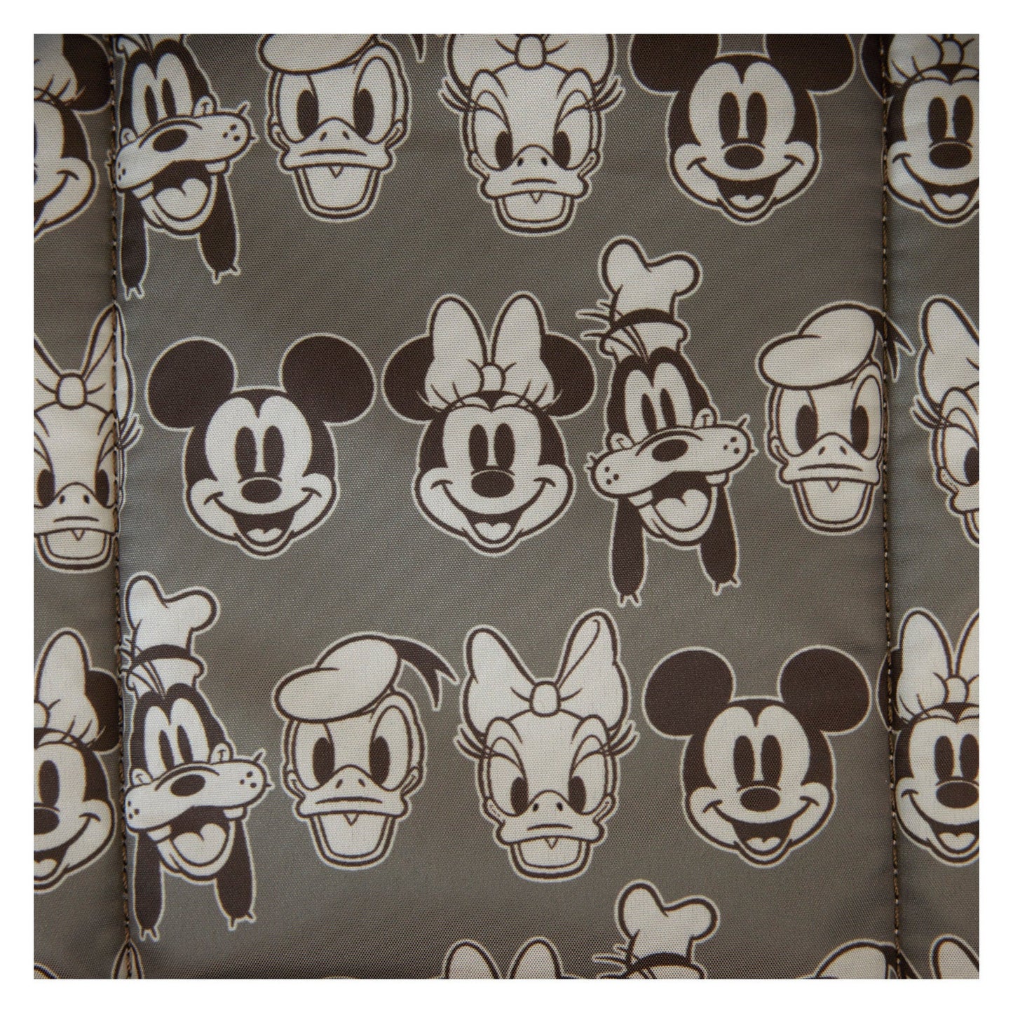 Loungefly Disney Mickey and Friends Canvas Drawstring Bucket Mini Backpack