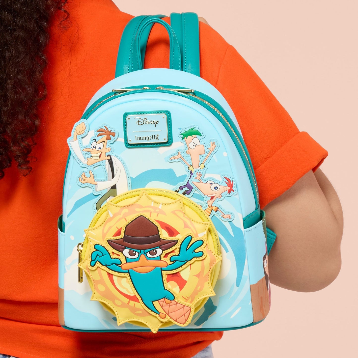 Loungefly Disney Phineas & Ferb Light-Up Mini Backpack