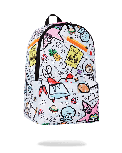 SPONGE DOODLE SPACE JUNK BACKPACK