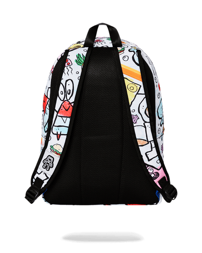 SPONGE DOODLE SPACE JUNK BACKPACK