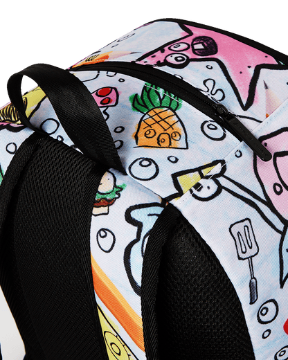 SPONGE DOODLE SPACE JUNK BACKPACK
