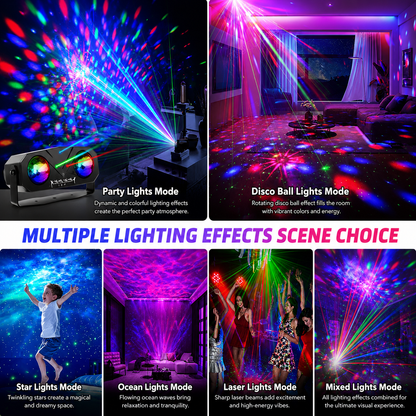Party Disco Ball Light Projector with Remote
