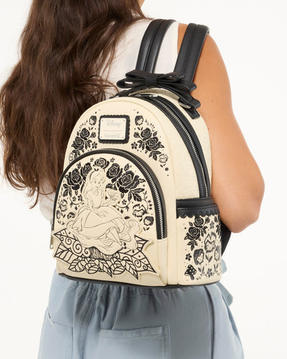 Loungefly Alice In Wonderland Embroidered Floral Mini Backpack