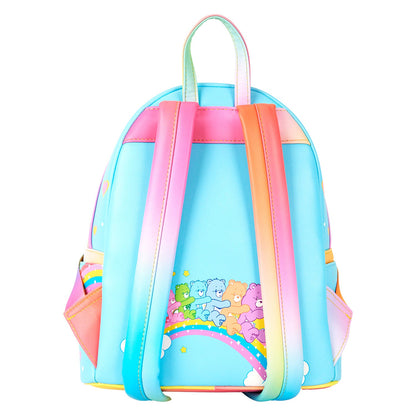 Loungefly Care Bears Cheer Bear & Share Bear Rainbow Umbrella Mini Backpack