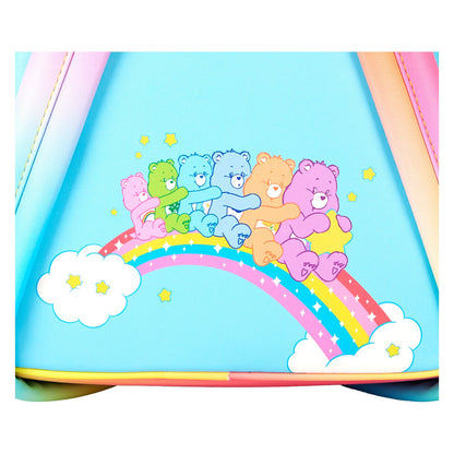 Loungefly Care Bears Cheer Bear & Share Bear Rainbow Umbrella Mini Backpack