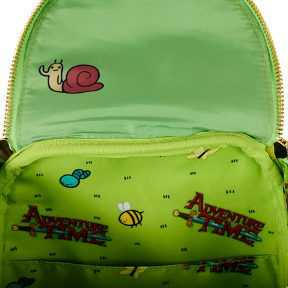 Loungefly WB Adventure Time Finn All-Over Print Corduroy Mini Backpack