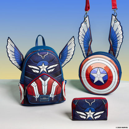 Loungefly Marvel Captain America Brave New World Cosplay Mini Backpack