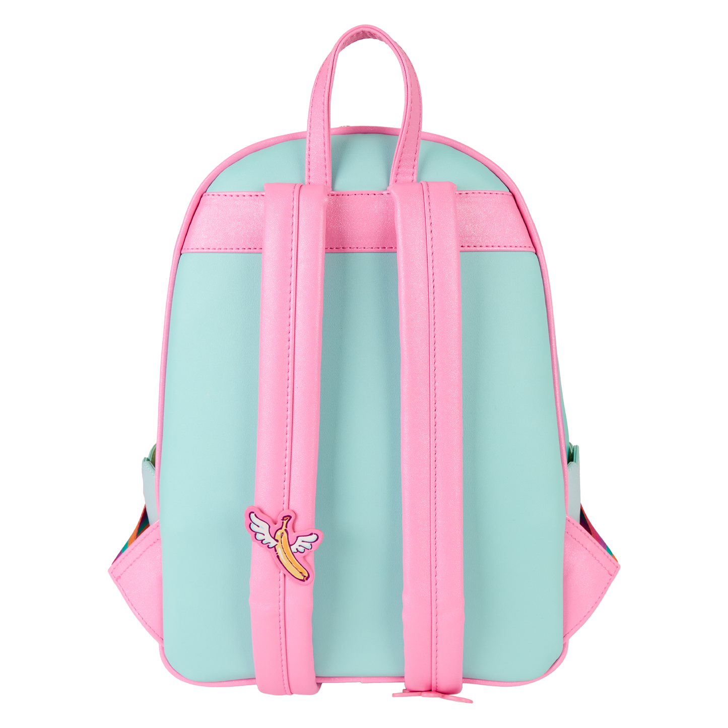 Loungefly Universal Minions Fluffy Unicorn Rainbow Mini Backpack