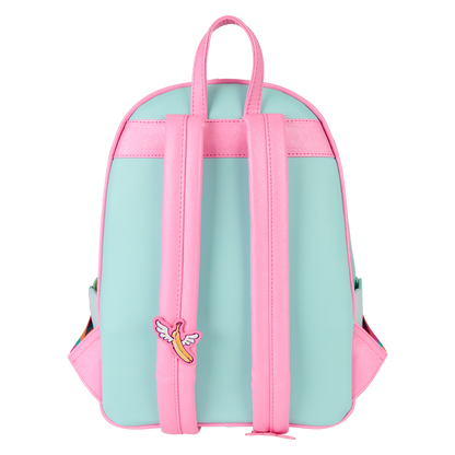 Loungefly Universal Minions Fluffy Unicorn Rainbow Mini Backpack