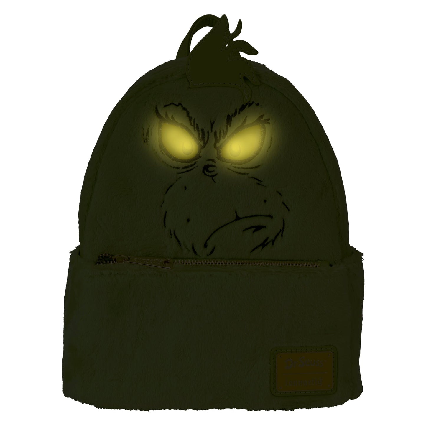 Loungefly Dr Seuss Plush Grinch Light Up Cosplay Mini Backpack