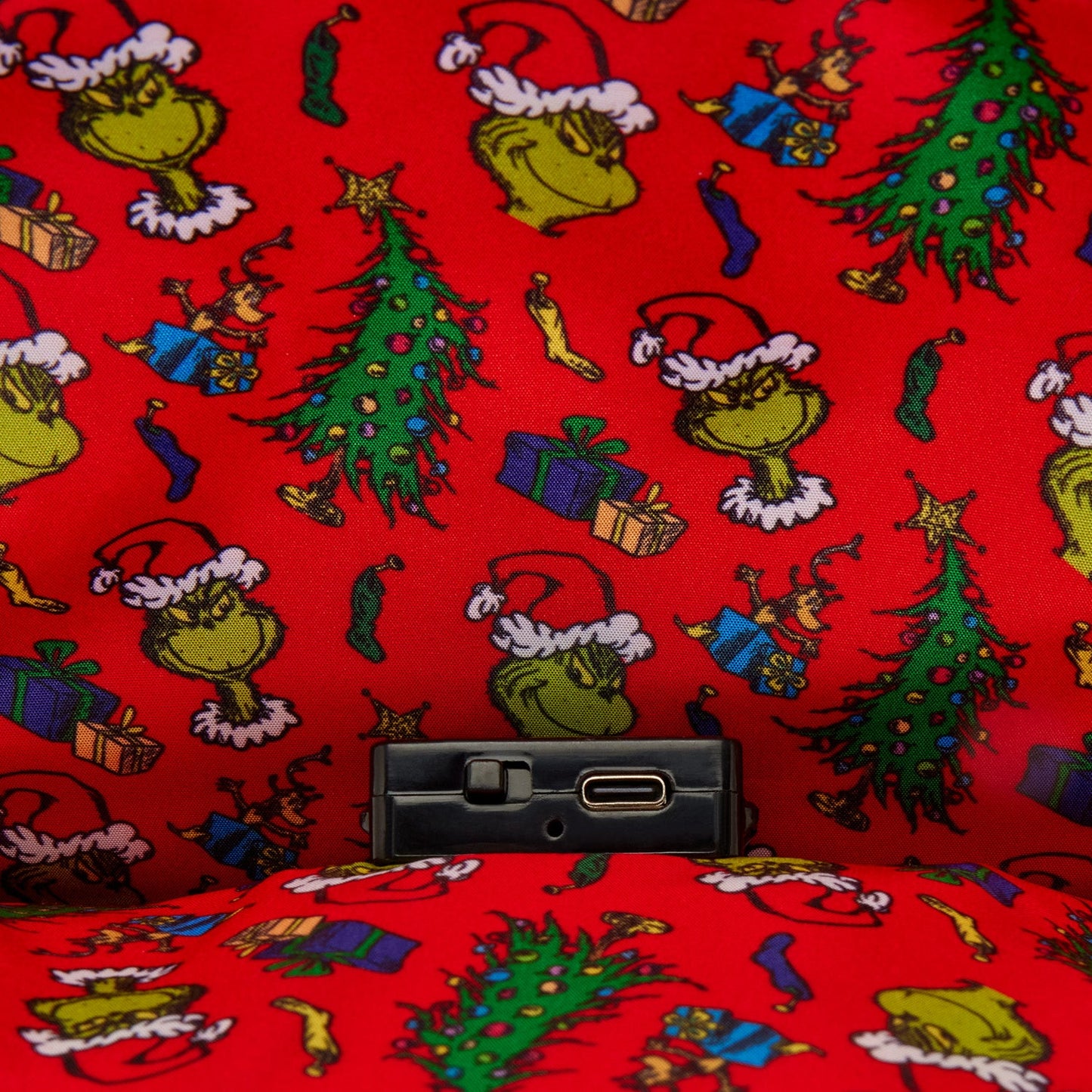 Loungefly Dr. Seuss How the Grinch Stole Christmas! Light-Up Tree Mini Backpack
