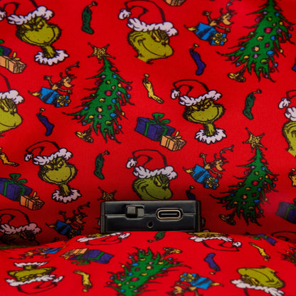 Loungefly Dr. Seuss How the Grinch Stole Christmas! Light-Up Tree Mini Backpack