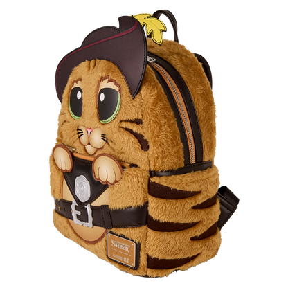Loungefly Dreamworks Shrek Puss In Boots Plush Cosplay Mini Backpack