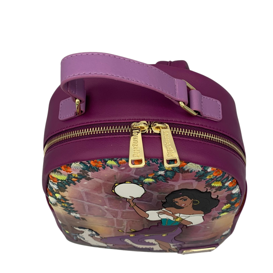 Loungefly Exclusive Disney The Hunchback of Notre Dame, Esmeralda and Djali Scene Mini Backpack