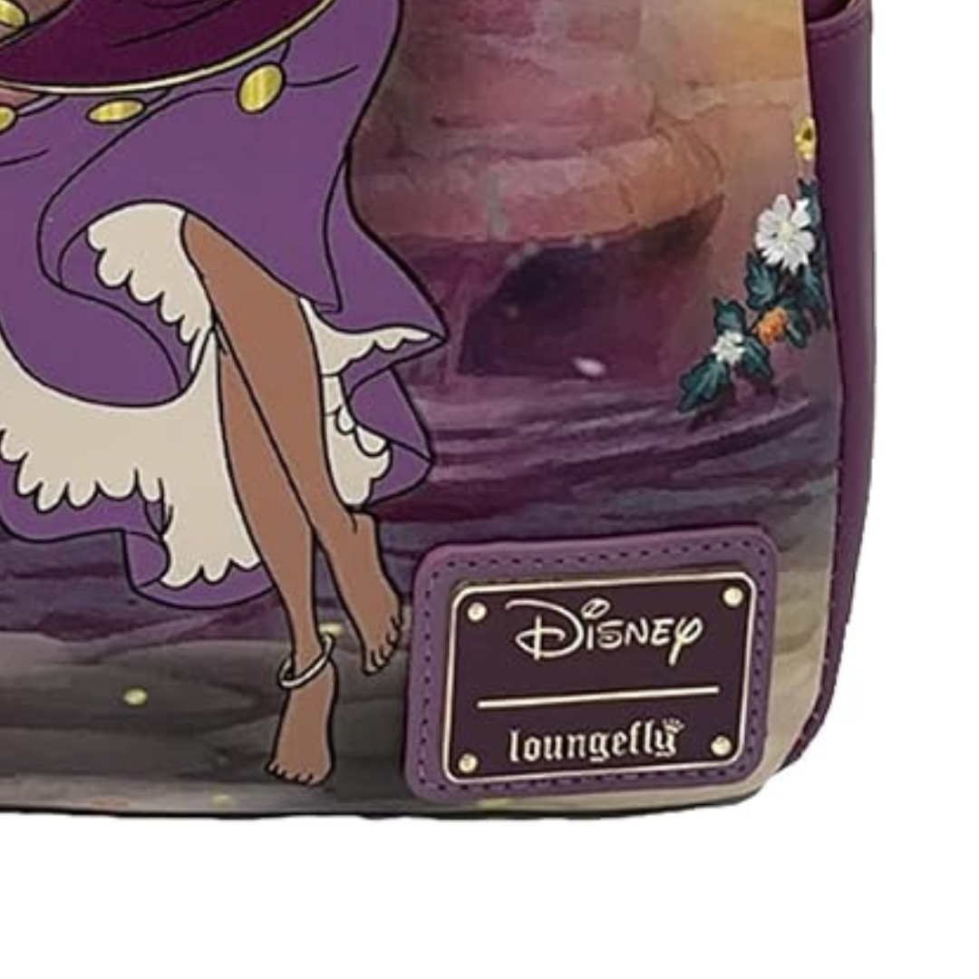 Loungefly Exclusive Disney The Hunchback of Notre Dame, Esmeralda and Djali Scene Mini Backpack
