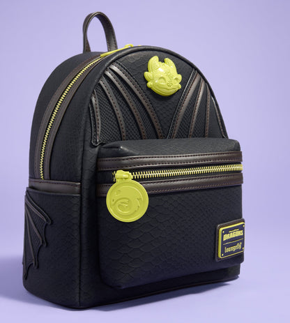 Loungefly Dreamworks How To Train Your Dragon Night Fury Mini Backpack