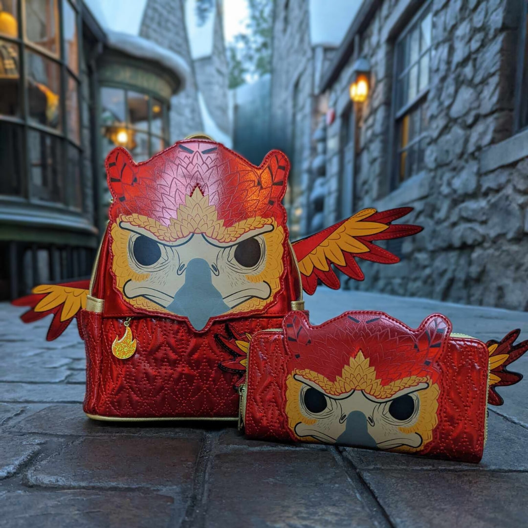 Loungefly Pop! Harry Potter Fawkes Phoenix Cosplay Mini Backpack
