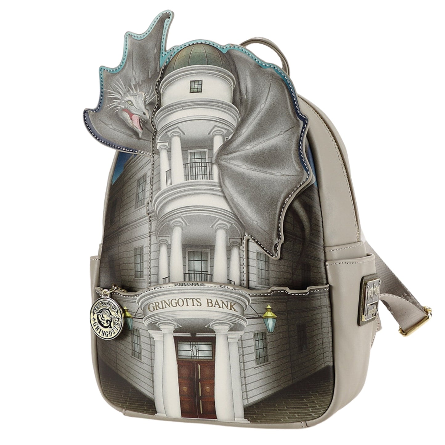 Loungefly Harry Potter Gringotts Bank and Dragon Mini Backpack (Exclusive)