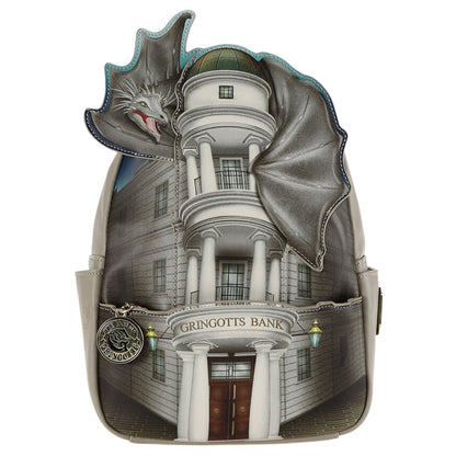 Loungefly Harry Potter Gringotts Bank and Dragon Mini Backpack (Exclusive)