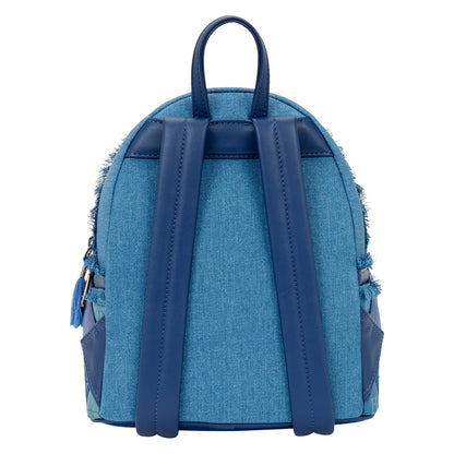 Loungefly WB Harry Potter Hogwarts Denim Mini Backpack