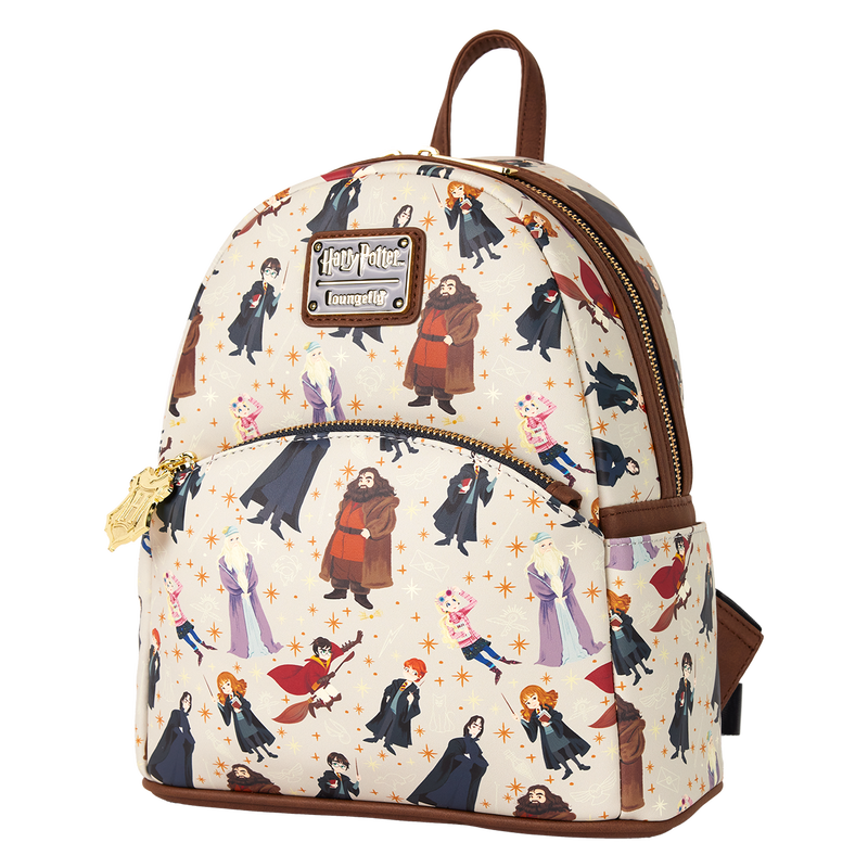 Loungefly Harry Potter Spring All-Over Print Mini Backpack