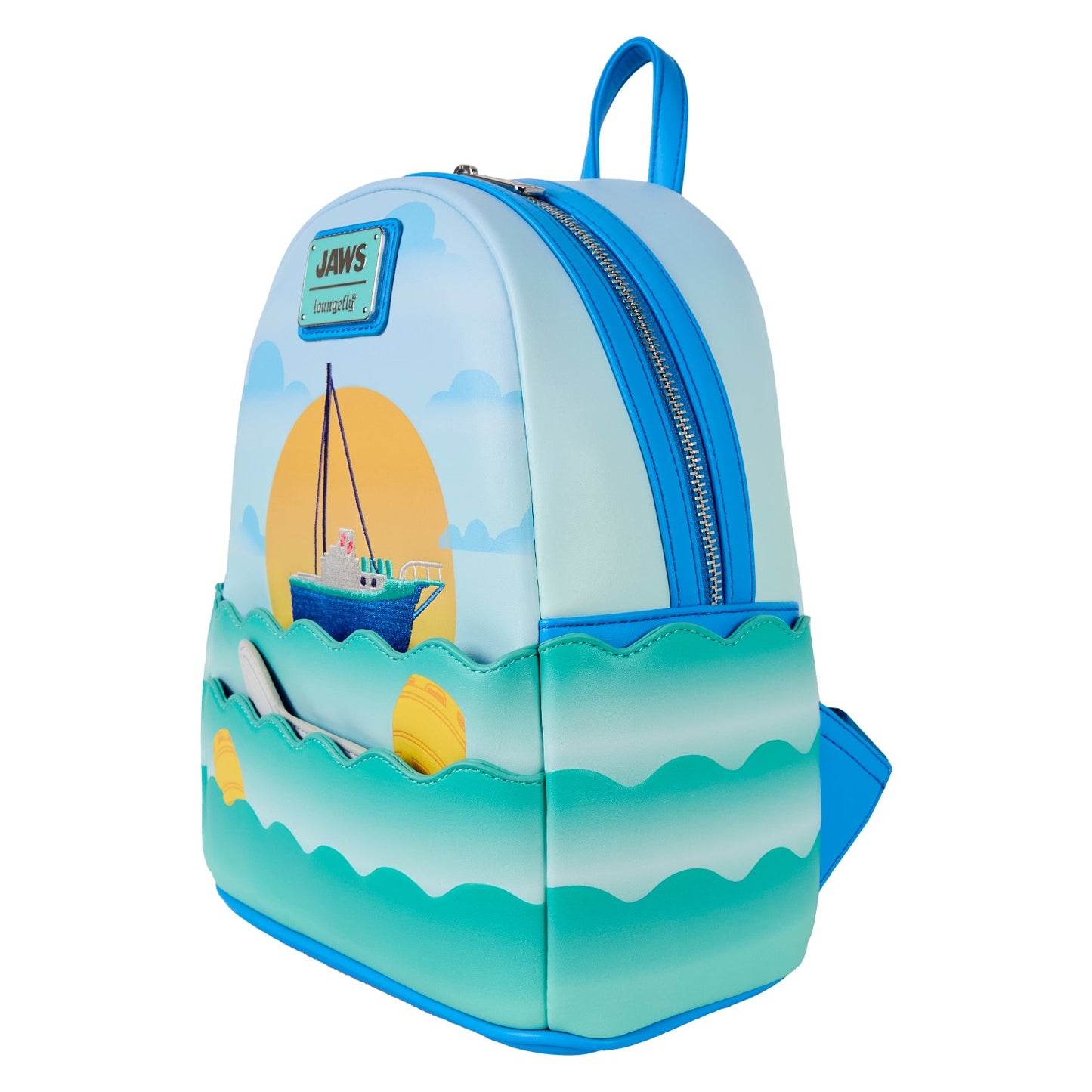 Loungefly Universal Jaws 50th Anniversary Mini Backpack