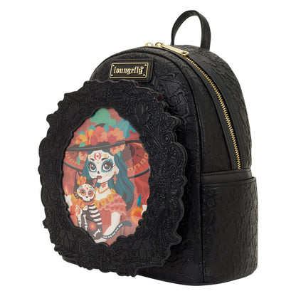 Loungefly Día de los Muertos La Catrina Photo Insert Mini Backpack