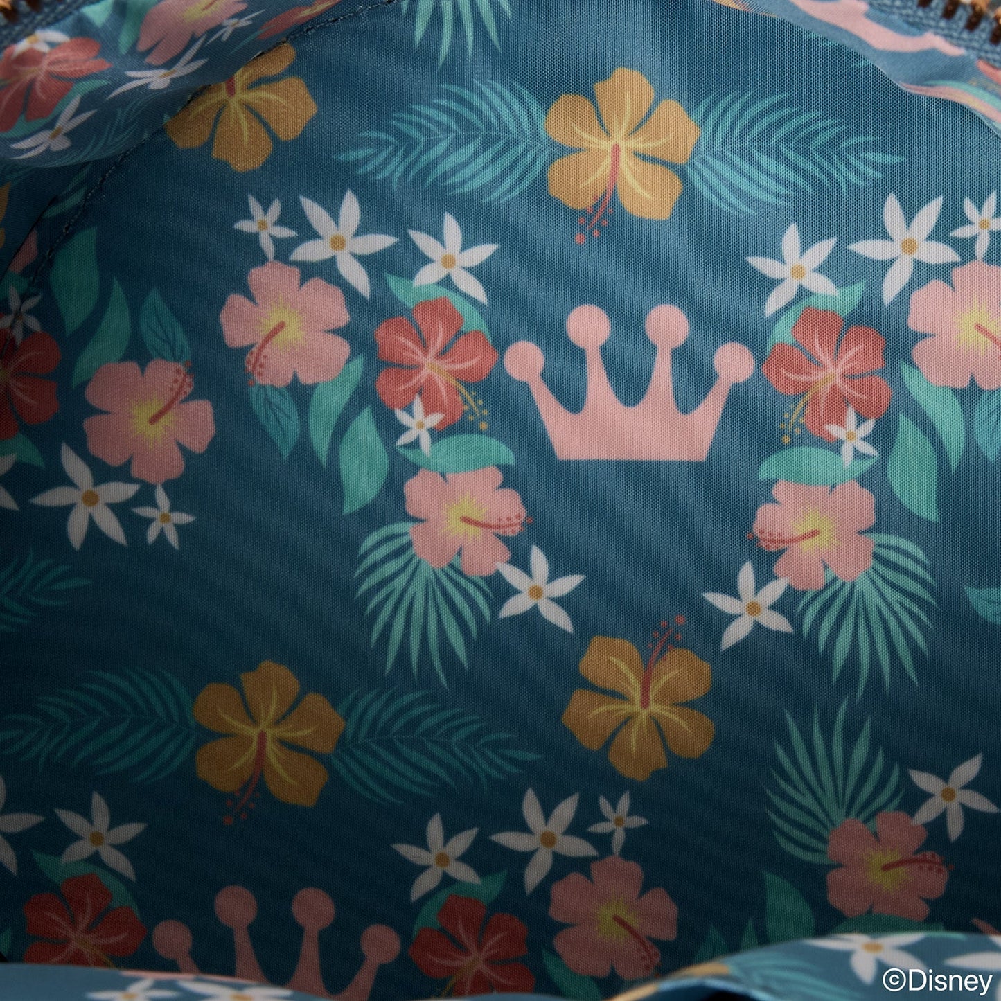 Loungefly Tropical Lemon Floral Convertible Mini Backpack & Crossbody Bag