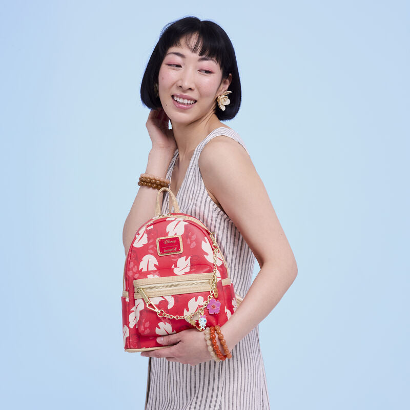 Loungefly Disney Lilo & Stitch Charm Cosplay Mini Backpack