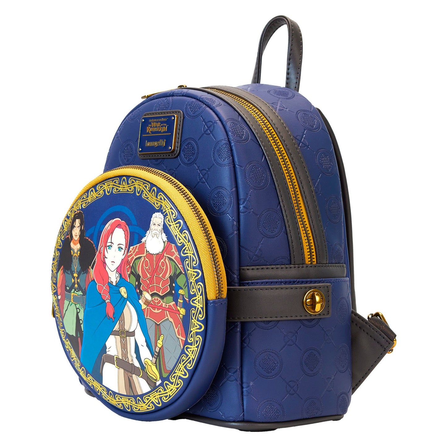 Loungefly WB Lord of the Rings The War of the Rohirrim Mini Backpack with Waist Bag