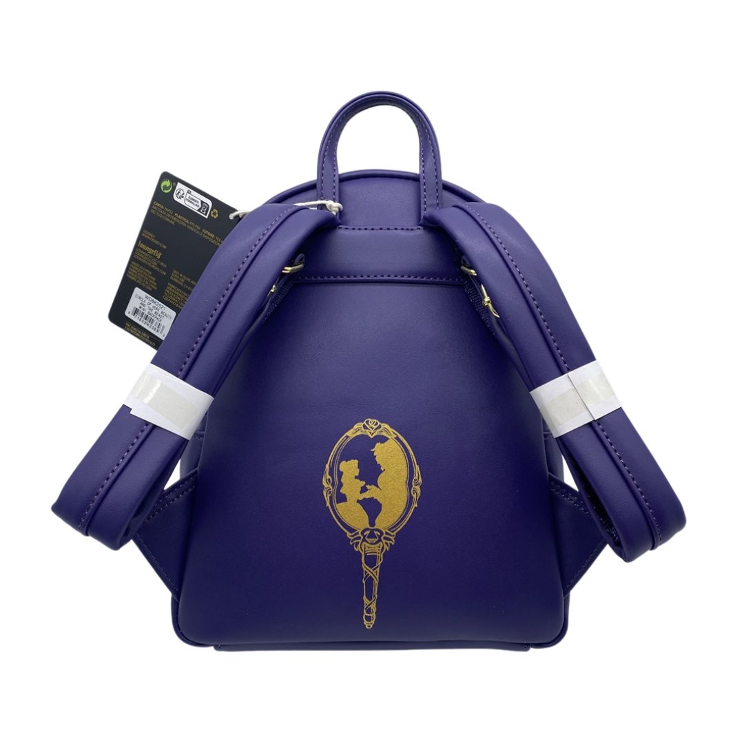 Loungefly Beauty and the Beast Triple Pocket Mini Backpack (Exclusive)