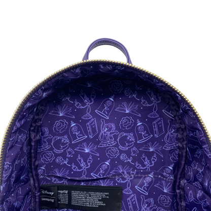 Loungefly Beauty and the Beast Triple Pocket Mini Backpack (Exclusive)