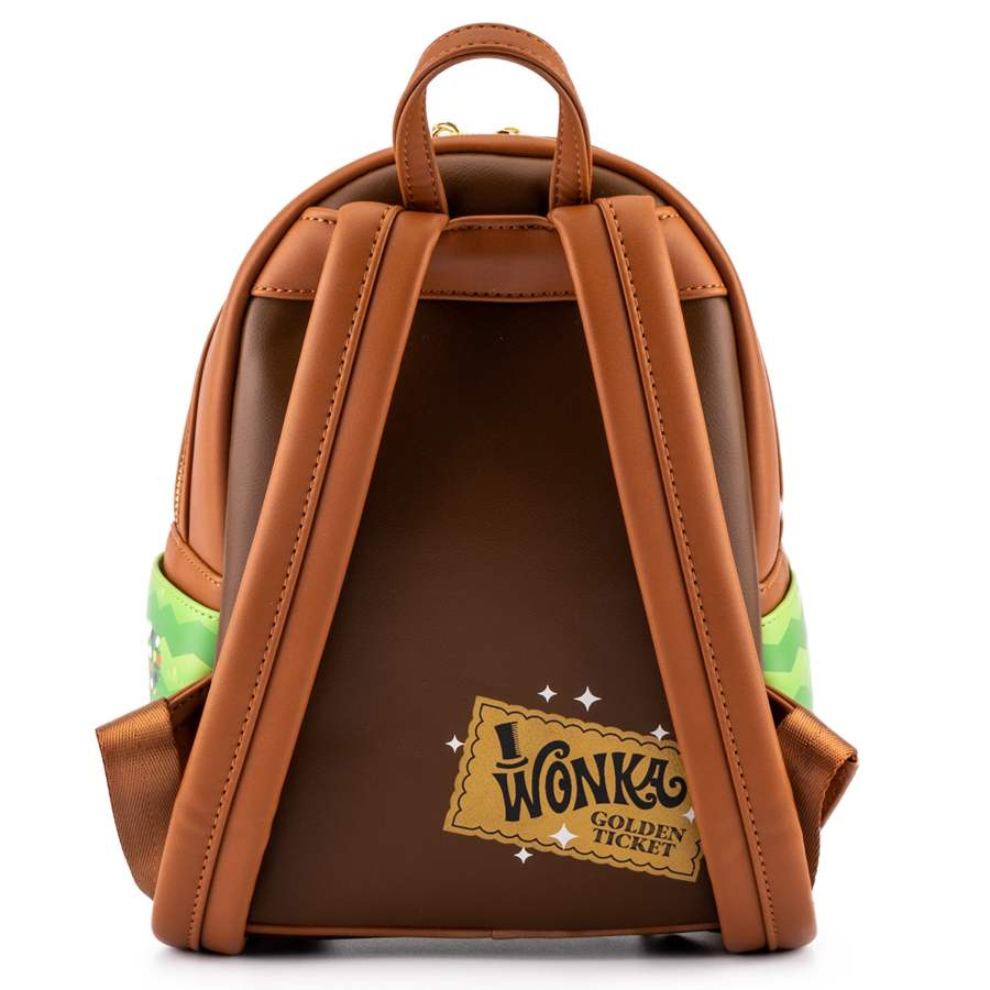 Loungefly WB Willy Wonka Charlie and The Chocolate Factory 50th Anniversary Mini Backpack