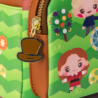 Loungefly WB Willy Wonka Charlie and The Chocolate Factory 50th Anniversary Mini Backpack