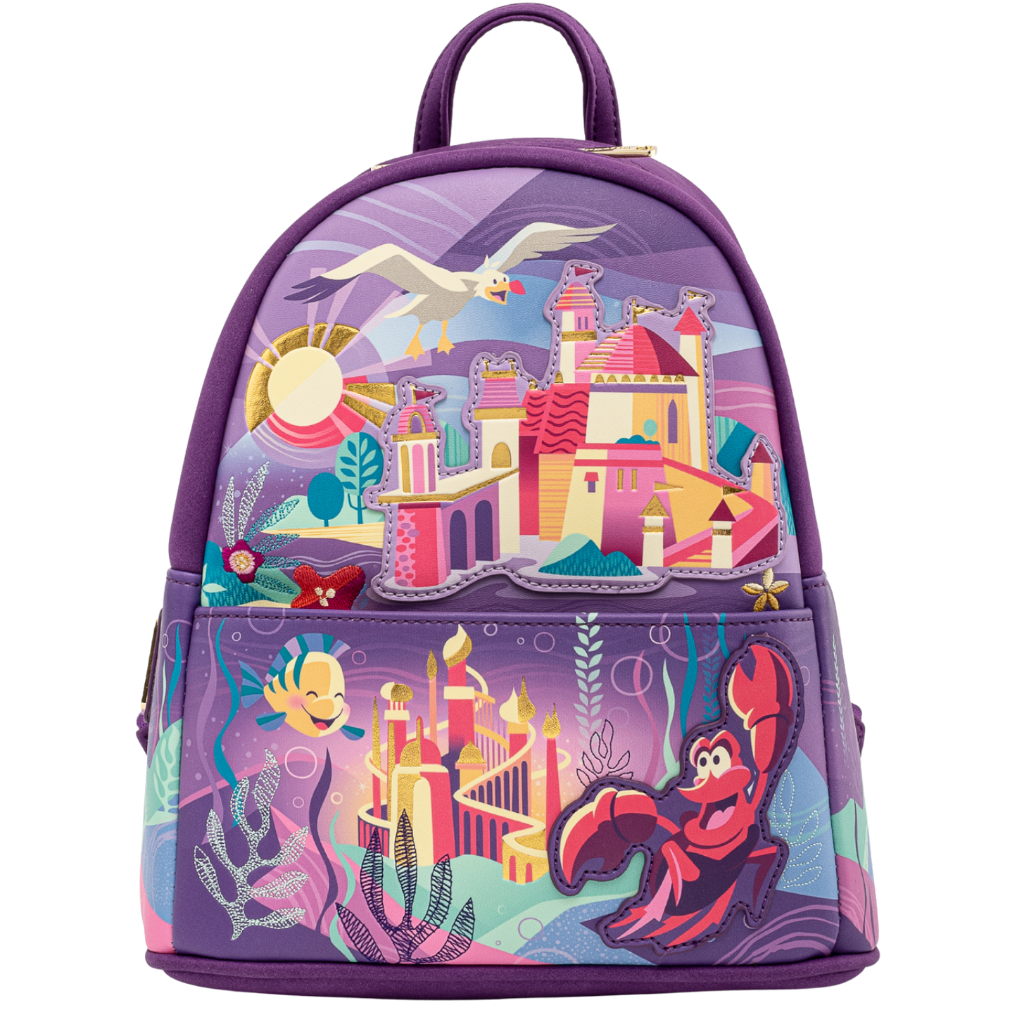 Loungefly Disney Ariel Castle Collection Mini Backpack