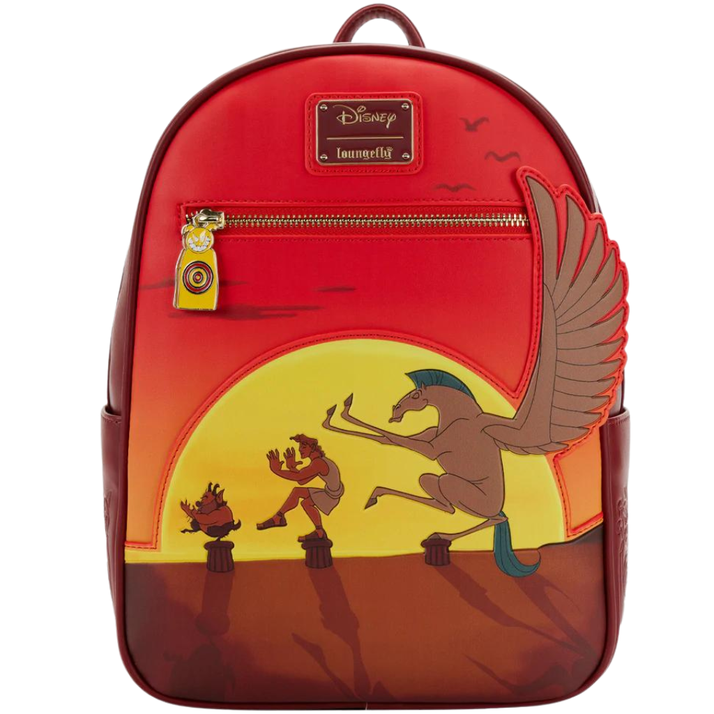 Loungefly Disney Hercules 25th Anniversary Sunset Mini Backpack