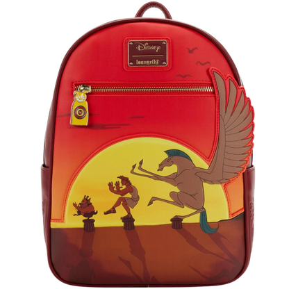 Loungefly Disney Hercules 25th Anniversary Sunset Mini Backpack