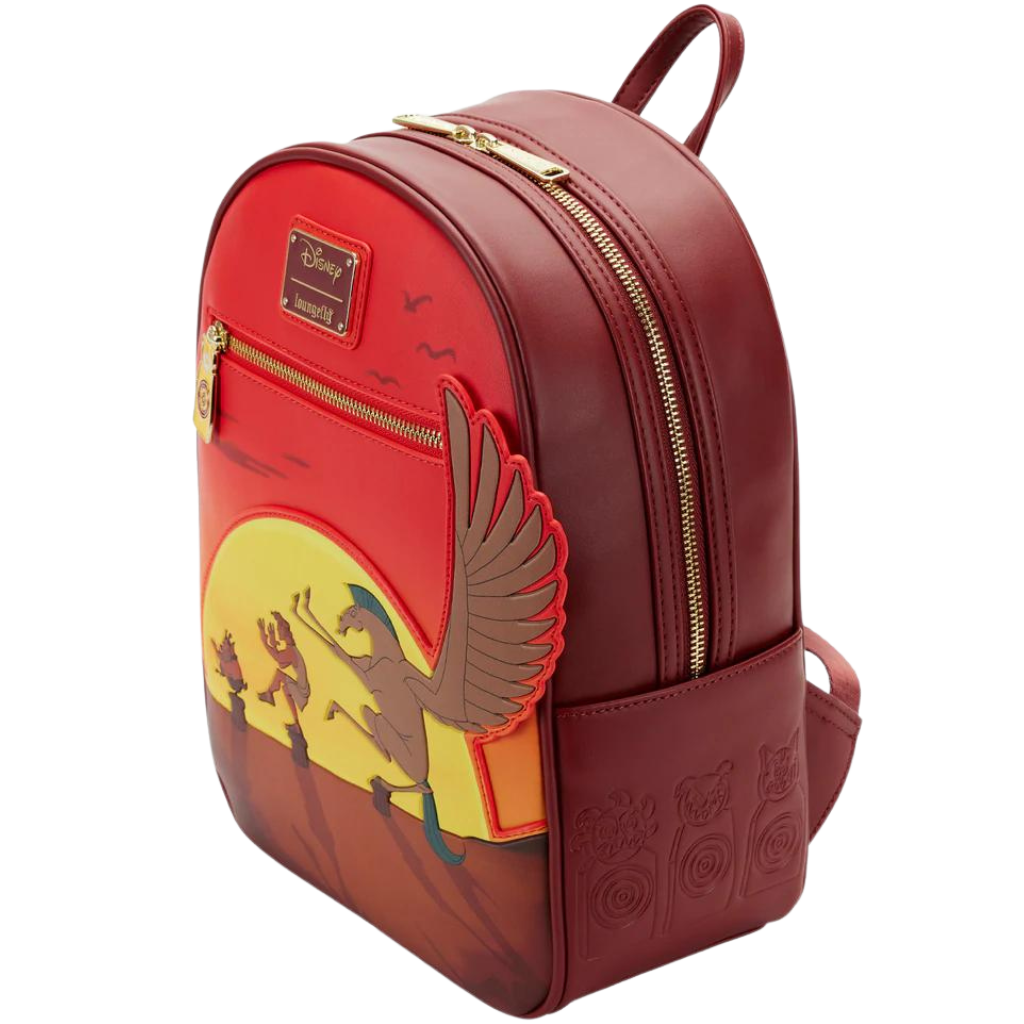 Loungefly Disney Hercules 25th Anniversary Sunset Mini Backpack
