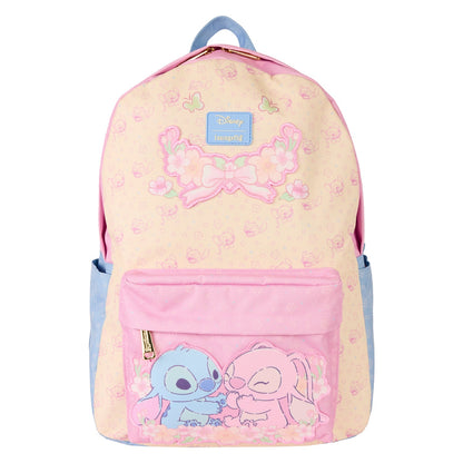Loungefly Disney Stitch & Angel Nylon Full-Size Backpack