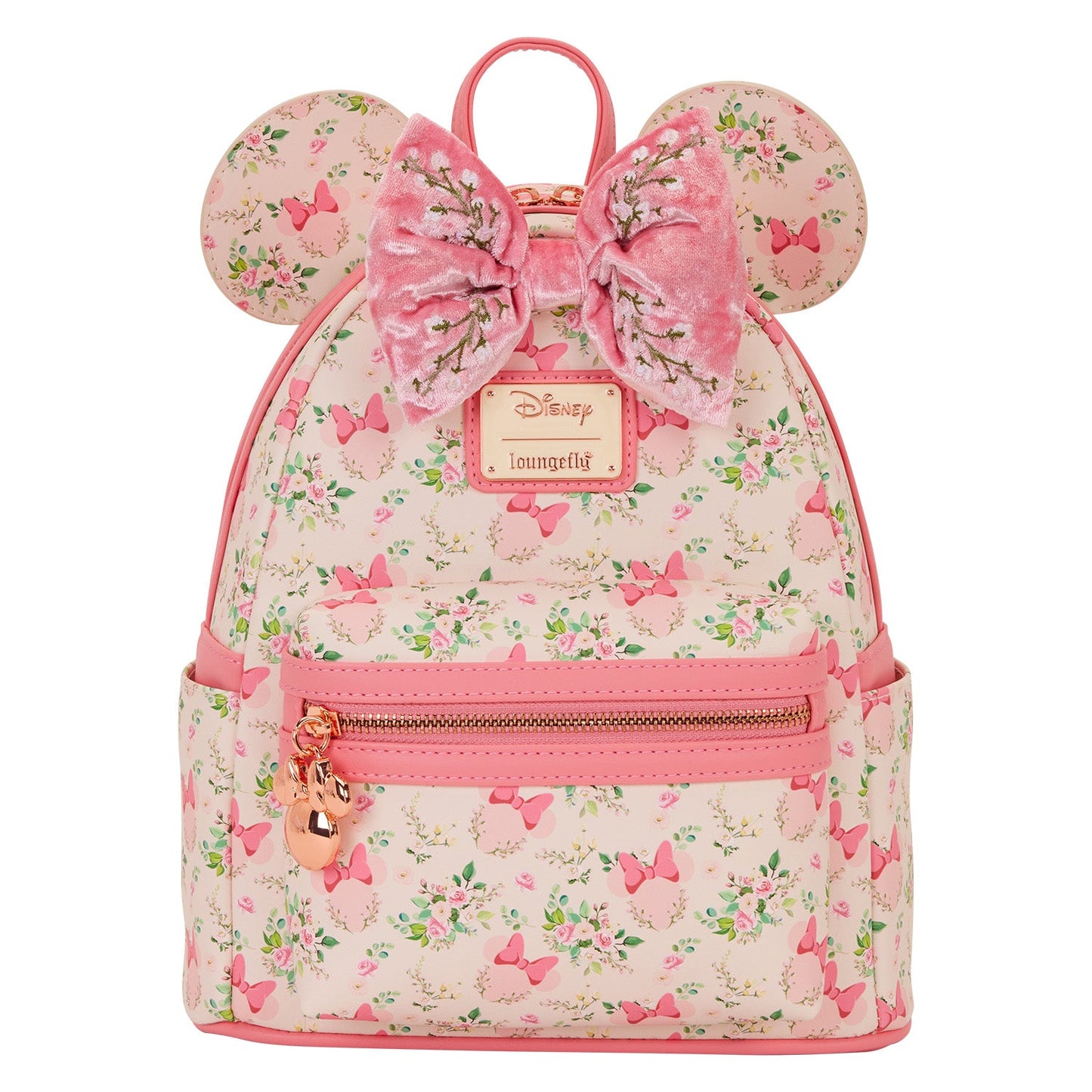 Loungefly Disney Minnie Mouse Floral AOP Mini Backpack