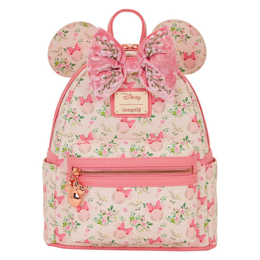 Loungefly Disney Minnie Mouse Floral AOP Mini Backpack
