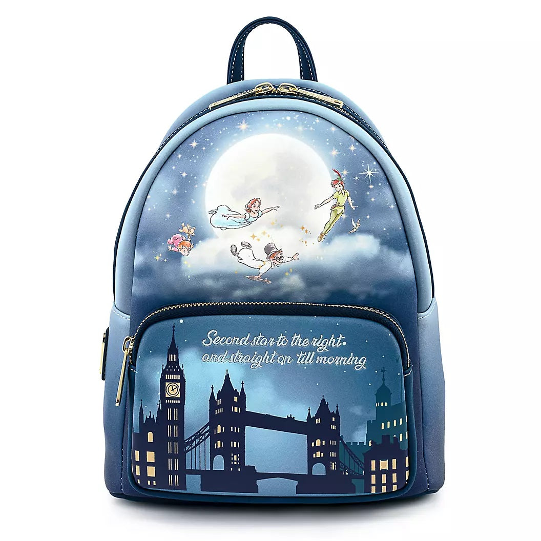 Loungefly Peter Pan Second Star Glow Mini Backpack
